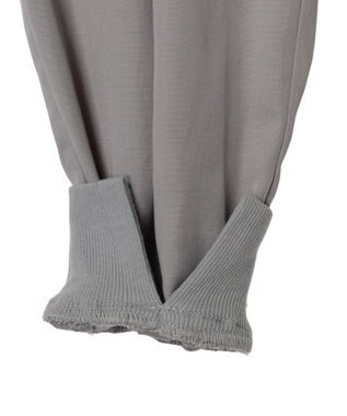 Green Parks ・ｆｕｒｒｙ　ｒａｔｅ　リブキリカエジョガーパンツ Light Gray