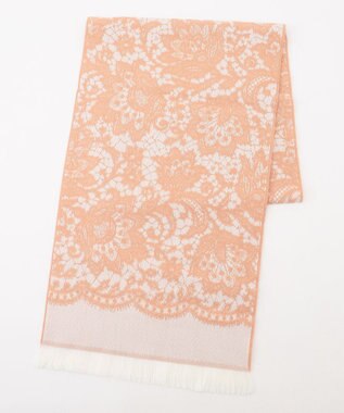 TOCCA 【フランス製】LACE JAQUARD STOLE ストール ピンク系