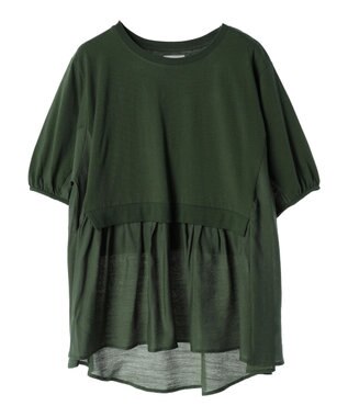 Green Parks カットドッキングフレアラインプルオーバー Green