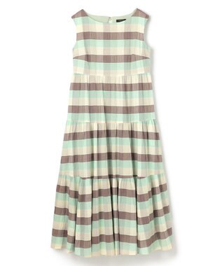 TOCCA 【美人百花掲載】【洗える・消臭】OPTICAL CUBE DRESS ドレス グリーン系5