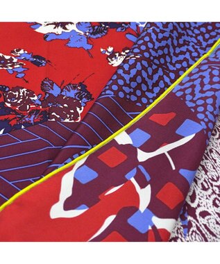 Marca 【the PORT by marca】ROOM 大判 シルクツイル スカーフ RED