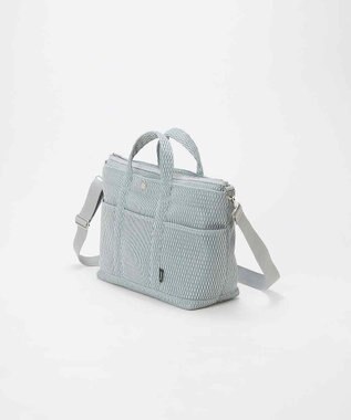 TOPKAPI 【Breath TOPKAPI】ポリメッシュ ショルダー付き A4 トートバッグ ライトグレー