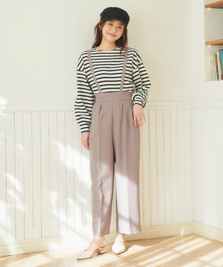 Feroux パフスリーブ ロンＴ アイボリー系1