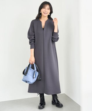 UNFILO パデッド ミニトートバッグ ダルブルー