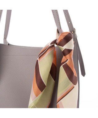 UNBILLION cachecache チェンジスカーフA4縦型トートバッグ ラベンダー