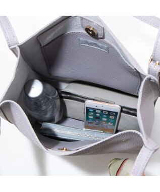 UNBILLION cachecache チェンジスカーフA4縦型トートバッグ ラベンダー