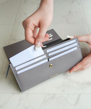 ACE BAGS & LUGGAGE 【人気No.1・新色登場】 Jewelna Rose ブリヨン 本革 長財布 15143 モーヴグレー