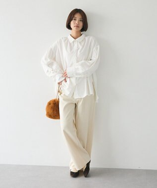 CRAFT STANDARD BOUTIQUE イージーケアタックスリーブシャツチュニック Off White