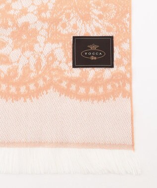 TOCCA 【フランス製】LACE JAQUARD STOLE ストール ピンク系