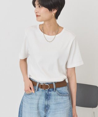 AMERICAN HOLIC 【2点セット】半袖Tシャツ＋チュールビスチェ Off White