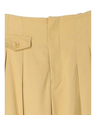 Green Parks ・Ｐｅｔｉｔ　Ｆｌｅｕｒ　ハイウエストワイドパンツ Yellow