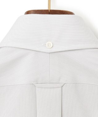 J.PRESS MEN 【KING SIZE】【PREMIUM PLEATS / 形態安定】エンドオンエンド シャツ / B.D. ライトグレー系