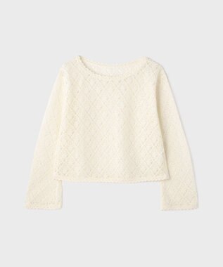 GRACE CONTINENTAL レースフレアスリーブトップ キナリ