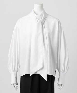 23区 S 【エステータ】THOMAS MASON ボウタイ ブラウス ホワイト系