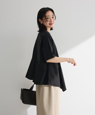 Green Parks 華やぎカットソー（アシメヘム） Off White