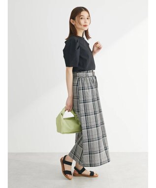 Green Parks ２Ｗａｙ　カラミドビーブラウス Black