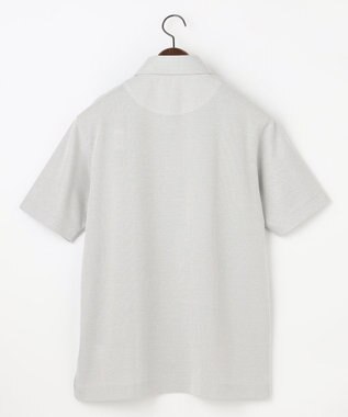 JOSEPH ABBOUD 【日本素材・オーガニックコットン使用】オーガニックコットンクールビズ ポロ ライトグレー系
