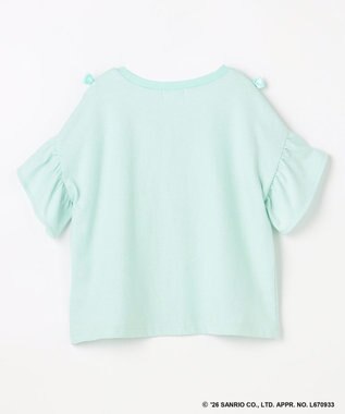 ANY KIDS 【サンリオキャラクターズ×ANY KIDS】ひんやり ファンシーフリル袖Tシャツ シナモロール×ミント