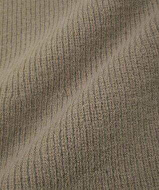 earth music&ecology ウエストリブフレアニットミニワンピース Mocha