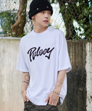 WEGO 【ユニセックス着用ITEM//MLサイズ展開】接触冷感グラフィックBIG　T（SS） ホワイト
