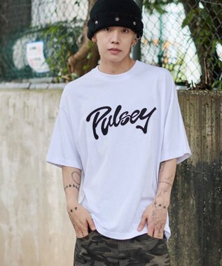 WEGO 【ユニセックス着用ITEM//MLサイズ展開】接触冷感グラフィックBIG　T（SS） ホワイト