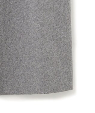 ICB ウールカシミヤメルトン チェスターコート グレー系