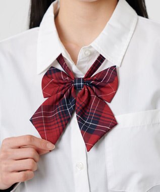 【SCHOOLITEM】チェックスクールリボン