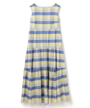 TOCCA 【美人百花掲載】【洗える・消臭】OPTICAL CUBE DRESS ドレス ブルー系5