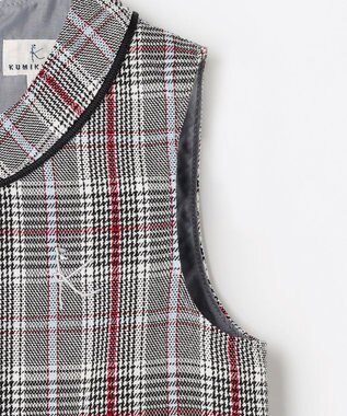 組曲 KIDS 【110-140㎝】グレンチェック ジャンスカ モノトーン