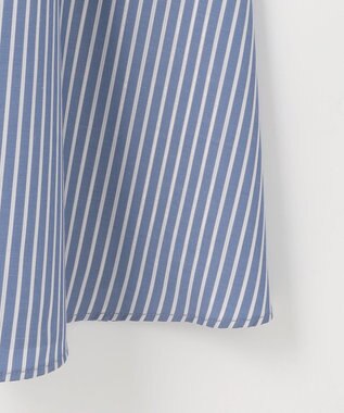 ANY SIS L 【2SET】シャツワンピ × ニット セット ブルーストライプ×シルバー