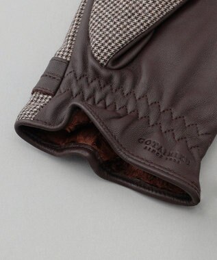 GOTAIRIKU 【スマホ対応】DRAGO/ドラゴ ウールレザーコンビ グローブ ベージュ系8