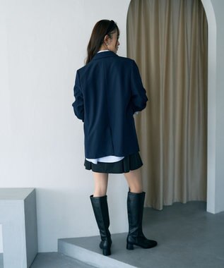 earth music&ecology テーラードジャケット Navy