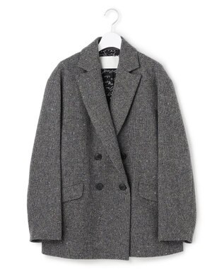 ICB 【30th ANNIVERSARY】 カラーネップツイード ジャコット ナイトフォール（ブラック系）