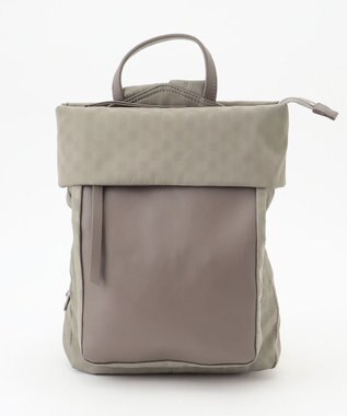 Y'SACCS はっ水ドットジャカード リサイクルレザーコンビ リュック