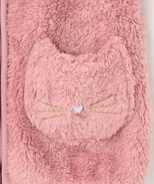 ANY KIDS ネコポケットボアブルゾン ピンク