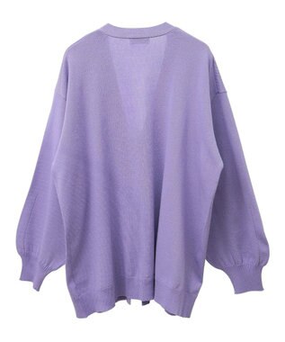 earth music&ecology Ｚｉｐルーズカーディガン Lavender