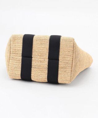 自由区 【2WAY】ハンドルラフィア トートバッグ ナチュラル