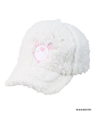 MOONBAT Care Bears(ケアベア) ボアキャップ 帽子 手洗い可能 サイズ調整可能 オフホワイト