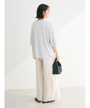 Green Parks よくばり　半袖カットドルマンカーディガン Light Gray