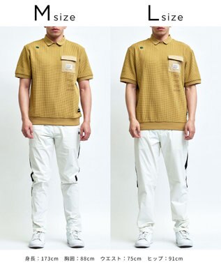 PW CIRCULUS 【MEN】ワッフルポロ 2026年モデル ゴルフ ベージュ系
