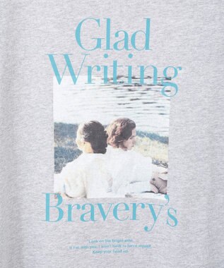 Green Parks フォトプリントボックスＴシャツ Gray Mixture