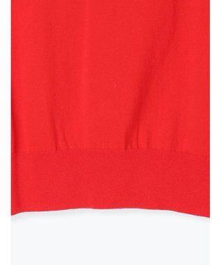 Te chichi 14G天竺ハーフスリーブニットプルオーバー レッド