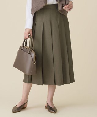 自由区 S 【セットアップ対応】リネンライクシンセティックタック スカート