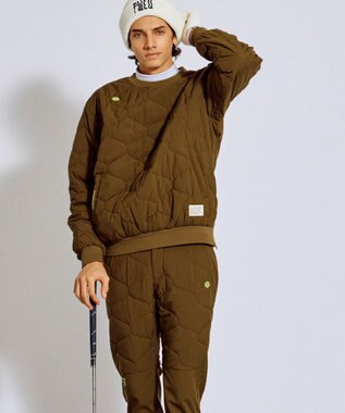 PW CIRCULUS 【UNISEX】WAVY カラーニット帽 ゴルフ ホワイト系