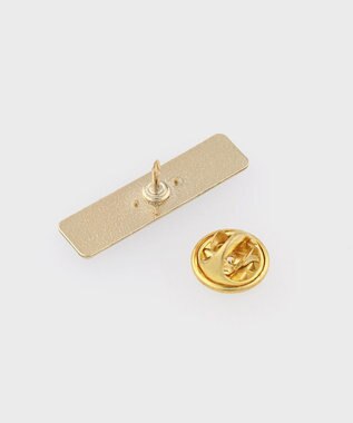 Paul Smith Paul Smith Loves Barbour Signature Logo ピンバッジ ブルー