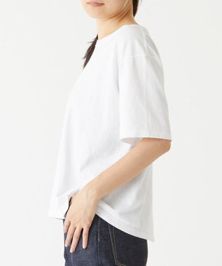 caqu caqu x GoodOn roundneck S/Stee  シンプルゆったりフィットの半袖Tシャツ white