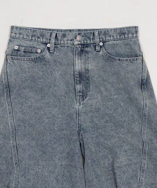 WEGO 【ユニセックス着用ITEM/SMLサイズ展開】カバーフィットバルーンデニムパンツ デニム淡色