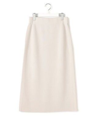 ICB L 【洗える】 シンセティックダブルフェイス ニットタイトスカート トープ系