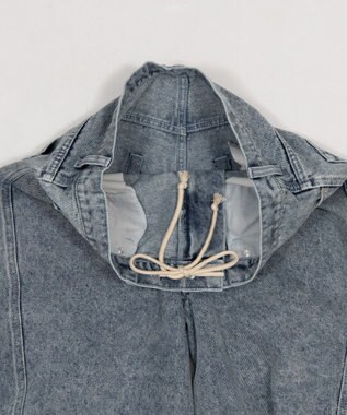 WEGO 【ユニセックス着用ITEM/SMLサイズ展開】カバーフィットバルーンデニムパンツ デニム淡色