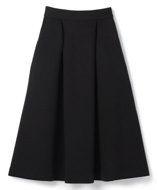 UNFILO L 【VERY×UNFILOコラボ】BEAUTY FORM JERSEY+ ボリューム フレアスカート 【WEB限定】ブラック